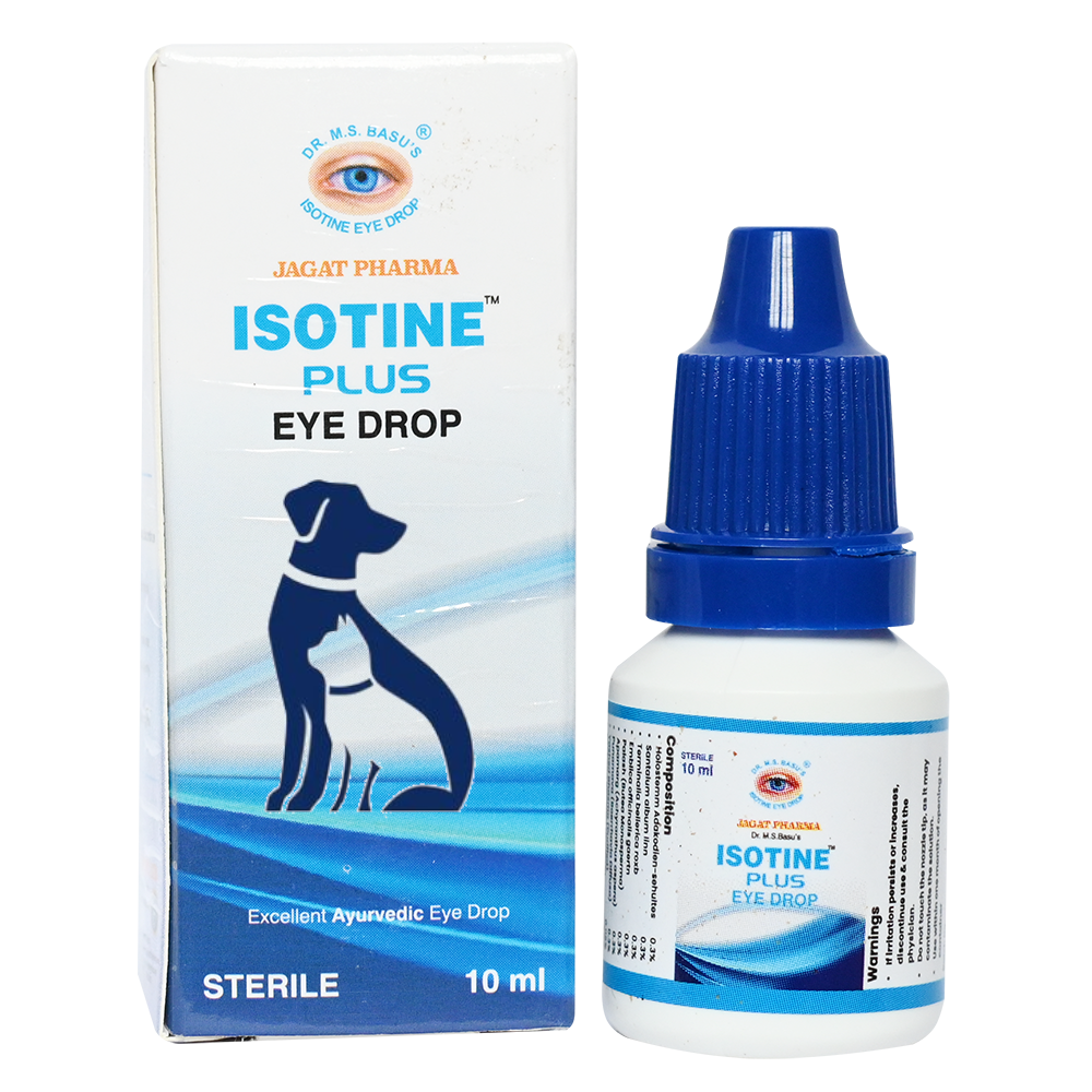 Isotine Plus eye drops for pets