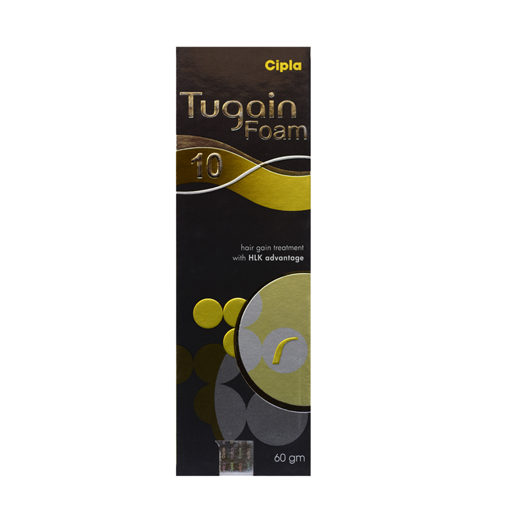 Tugain 10% Foam Minoxidil Extra Strength Hair Growth for Men.