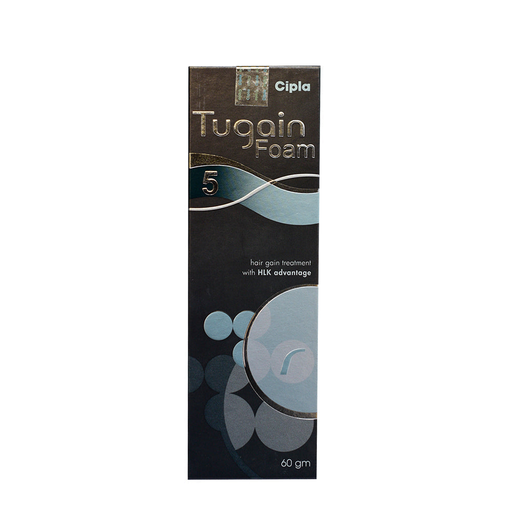 5% Tugain Foam Minoxidil Hair Regrowth for Men.