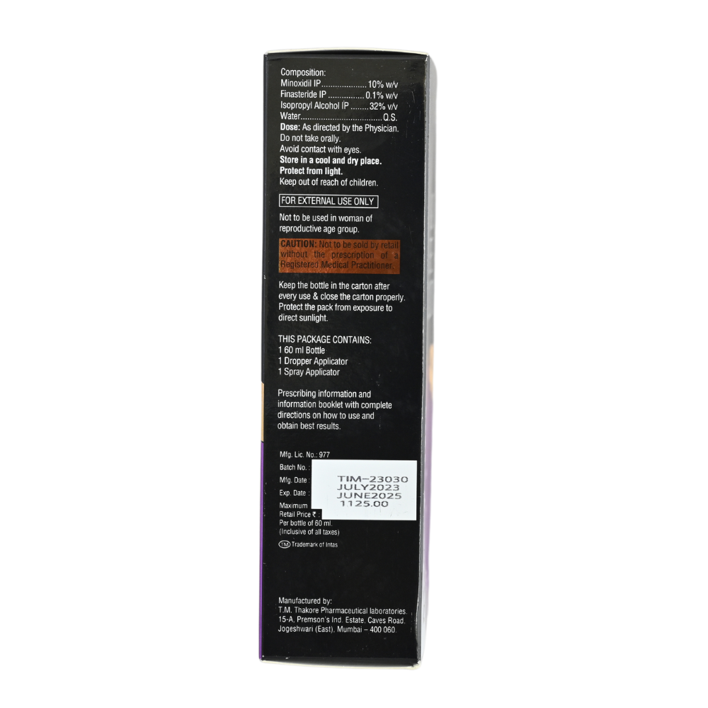 10% Minoxidil & Finasteride Extra Strength Solution for Men