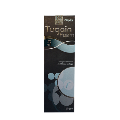 5% Tugain Foam Minoxidil Hair Regrowth for Men.