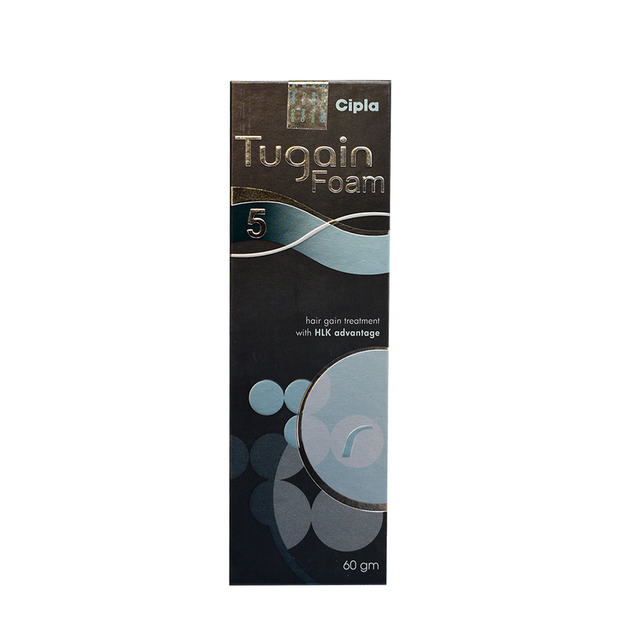 5% Tugain Foam Minoxidil Hair Regrowth for Men.